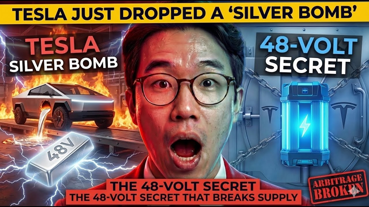 Tesla Just Dropped A "Silver Bomb" | The 48-Volt Secret That Breaks Supply