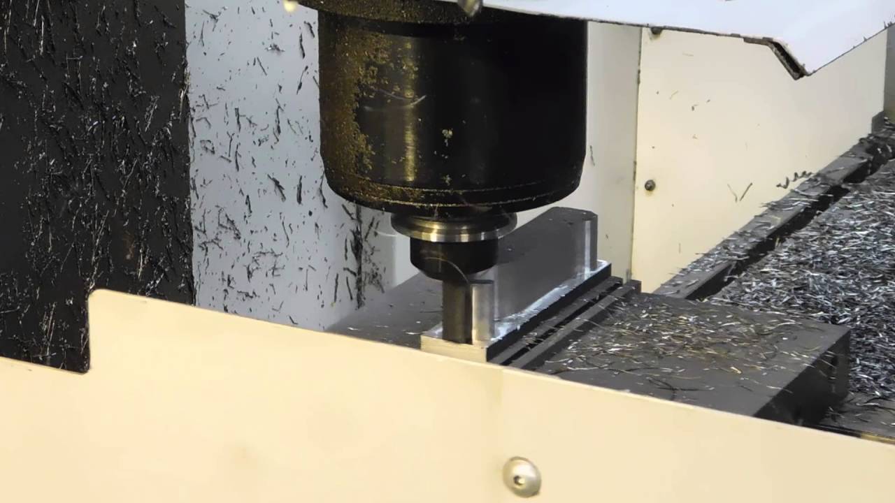 High Speed Machining 1018 Steel on Haas TM1 HSM Adaptive Clearing Fusion 360