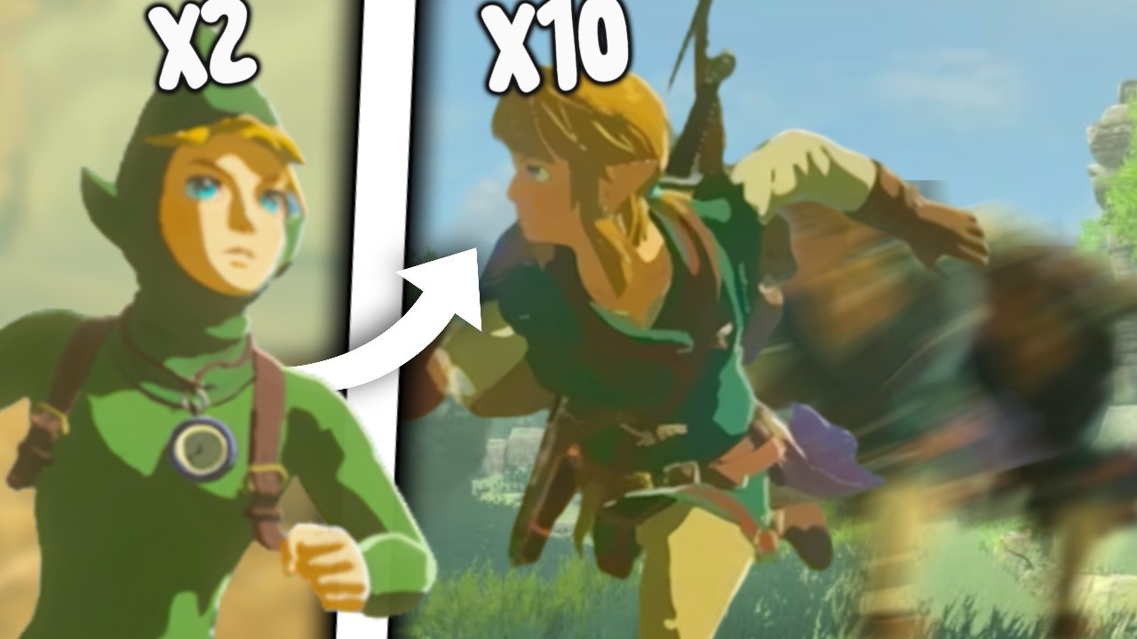 Zelda BotW, aber ein Glücksrad enscheidet wie schnell unser Spiel ist!?!