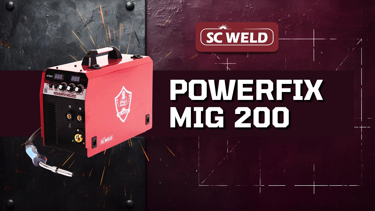 Essa Máquina Surpreende! POWERFIX MIG 200 SC WELD | Review e Apresentação