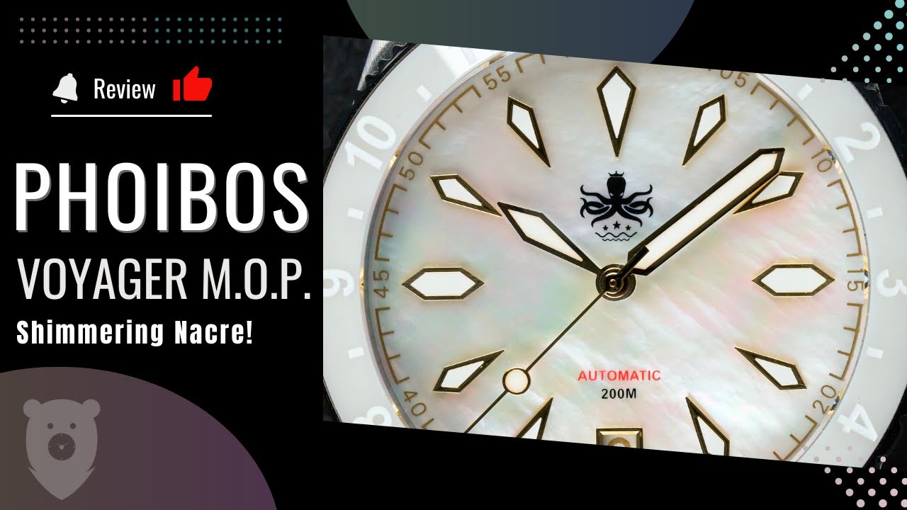 Phoibos Voyager Mother of Pearl - Fancy Some Shimmering Nacre On Your Wrist?