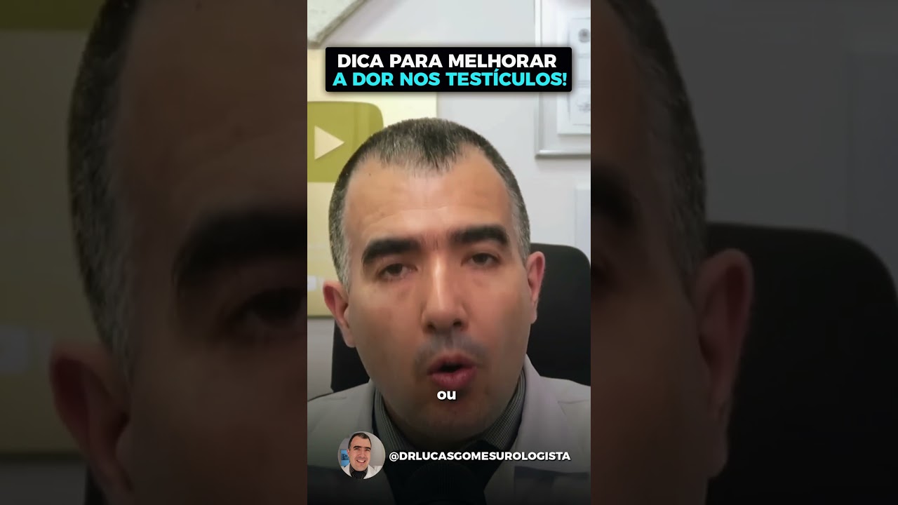 Dica para melhorar a DOR NOS TESTÍCULOS
