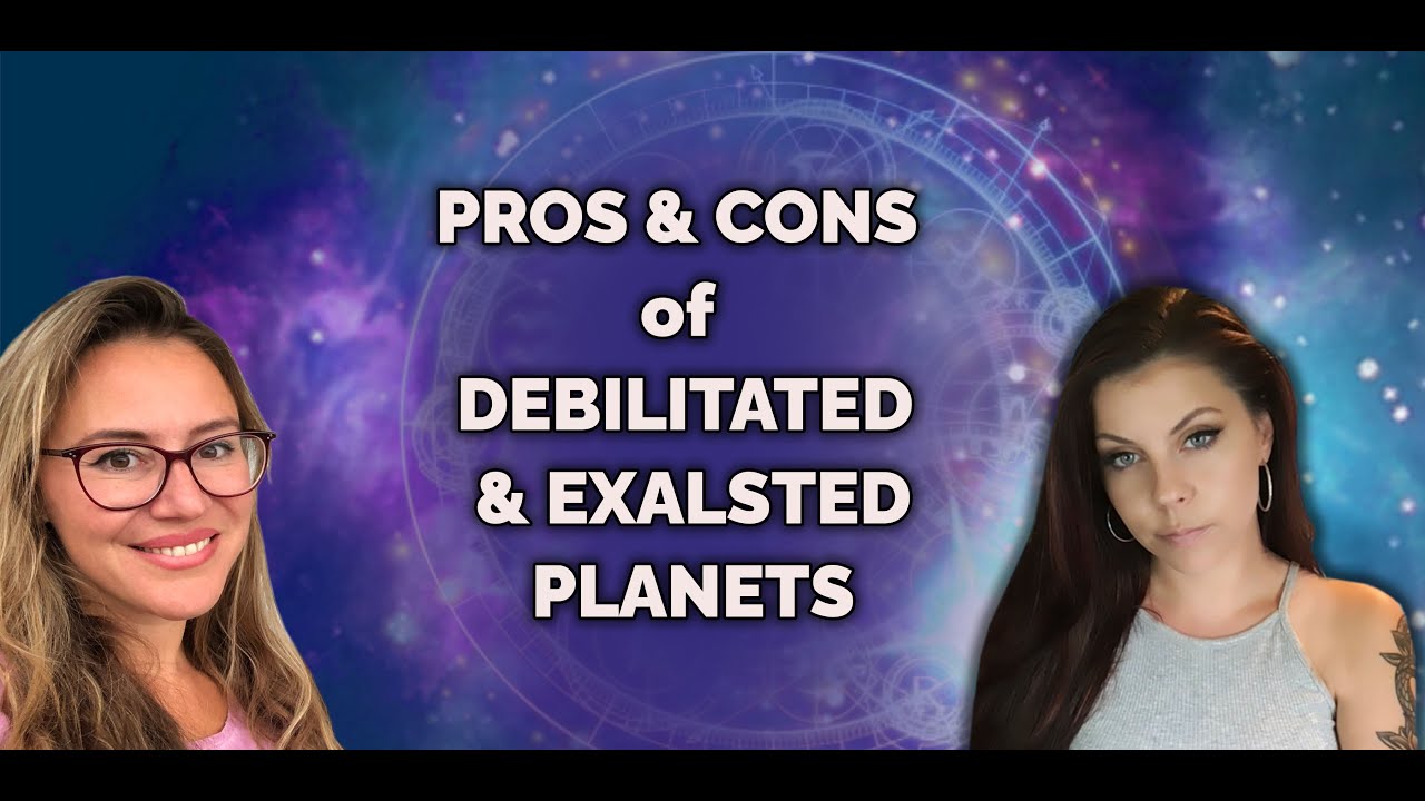Do you have a debilitated Planet? No Problem! Planets in weak dignity have their own POSITIVES!