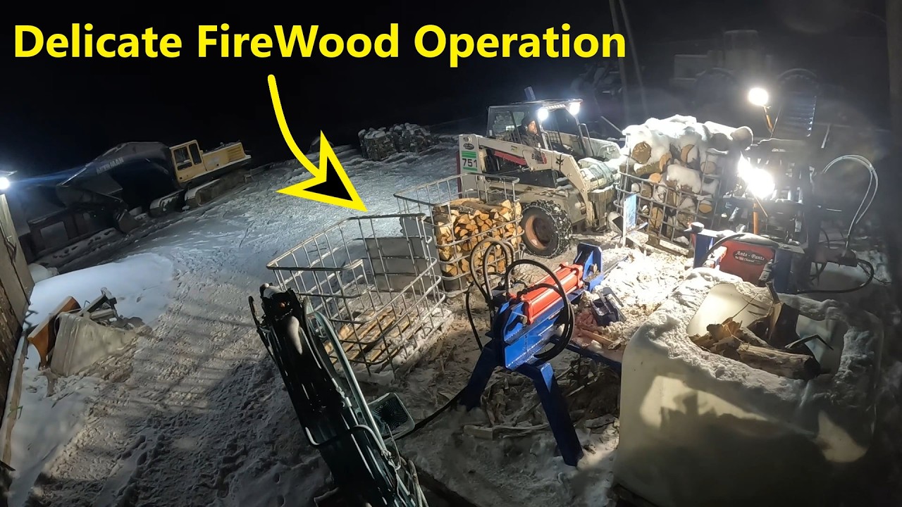 Splitting Everything - The Firewood Movie pt2