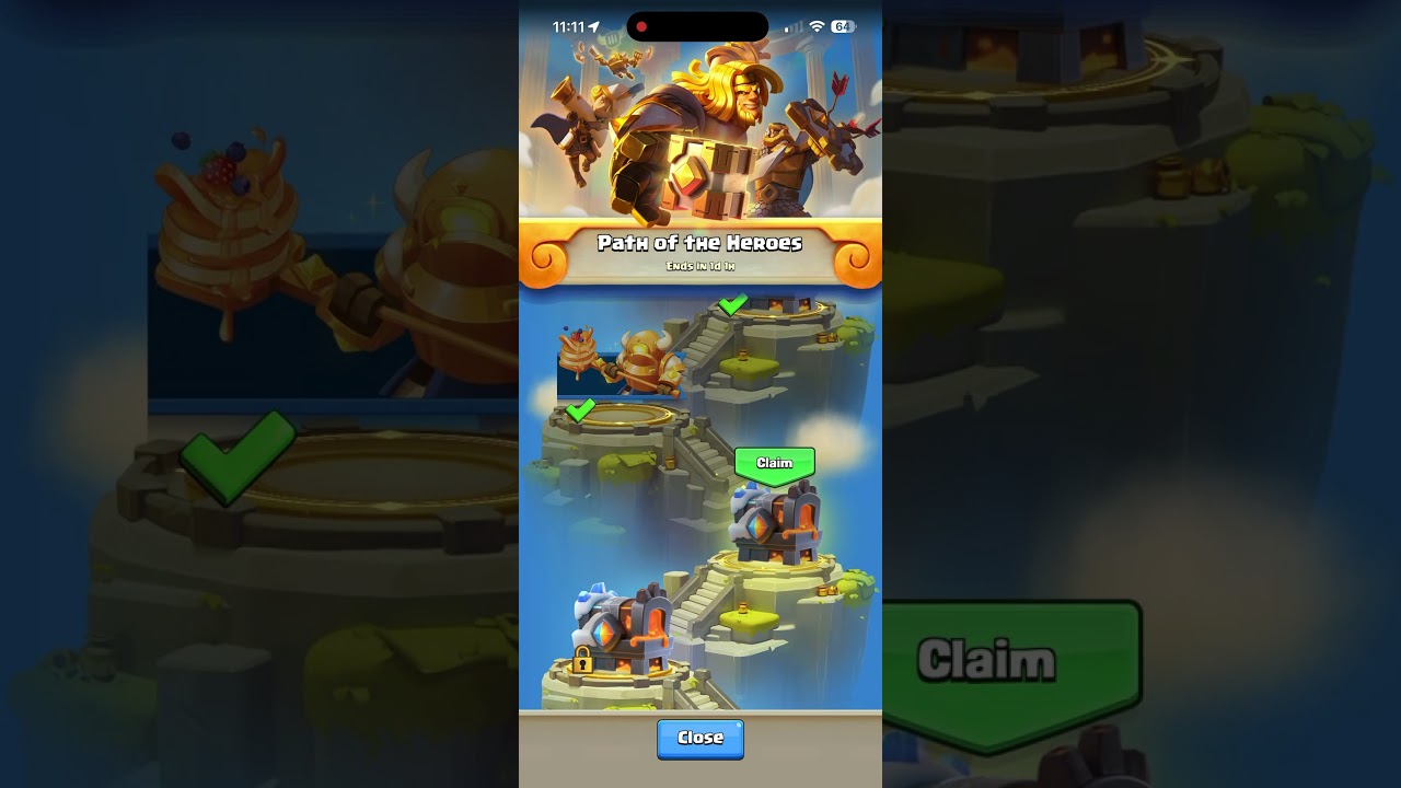 opening path of the heroes