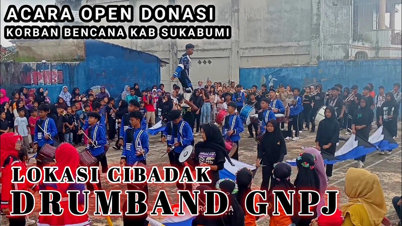 DRUMBAND GNPJ ACARA DONASI UNTUK SUKABUMI