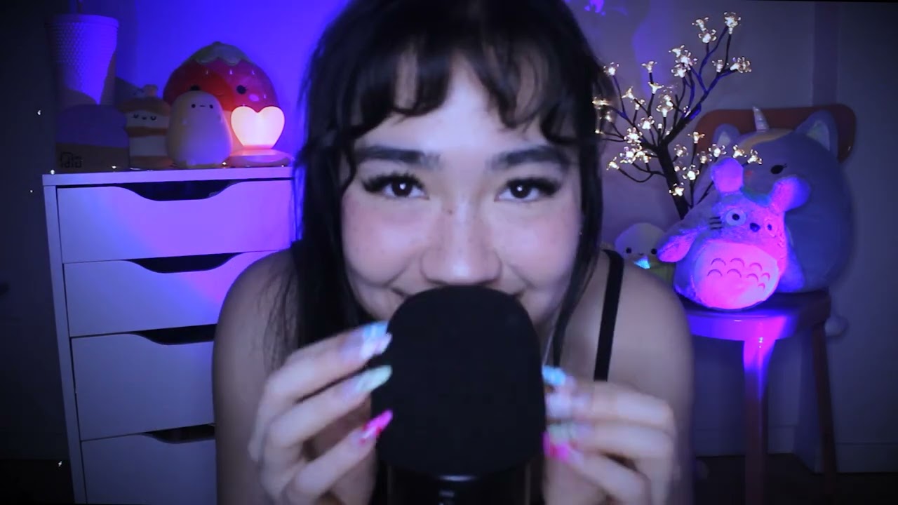 ASMR | Gatilhos no MICROFONE e sons de BOCA (com MIC PUMPING)