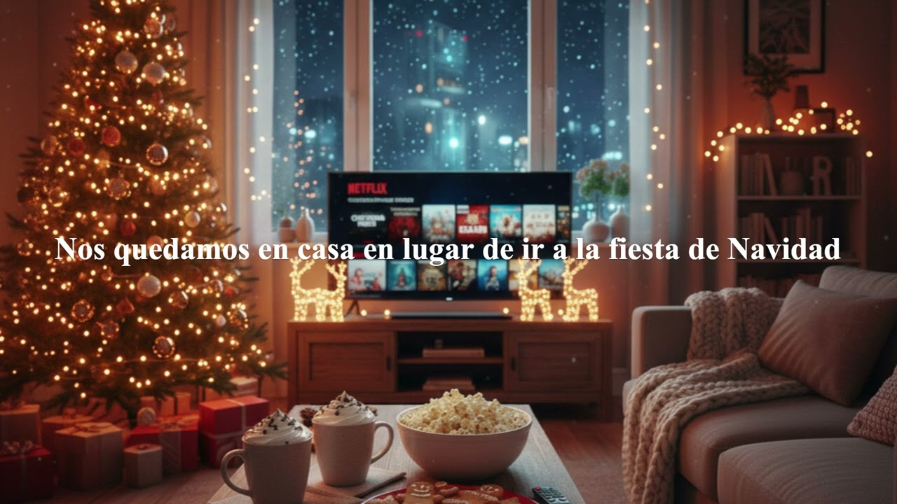 Nos quedamos en casa en lugar de ir a la fiesta de Navidad | ASMR Roleplay