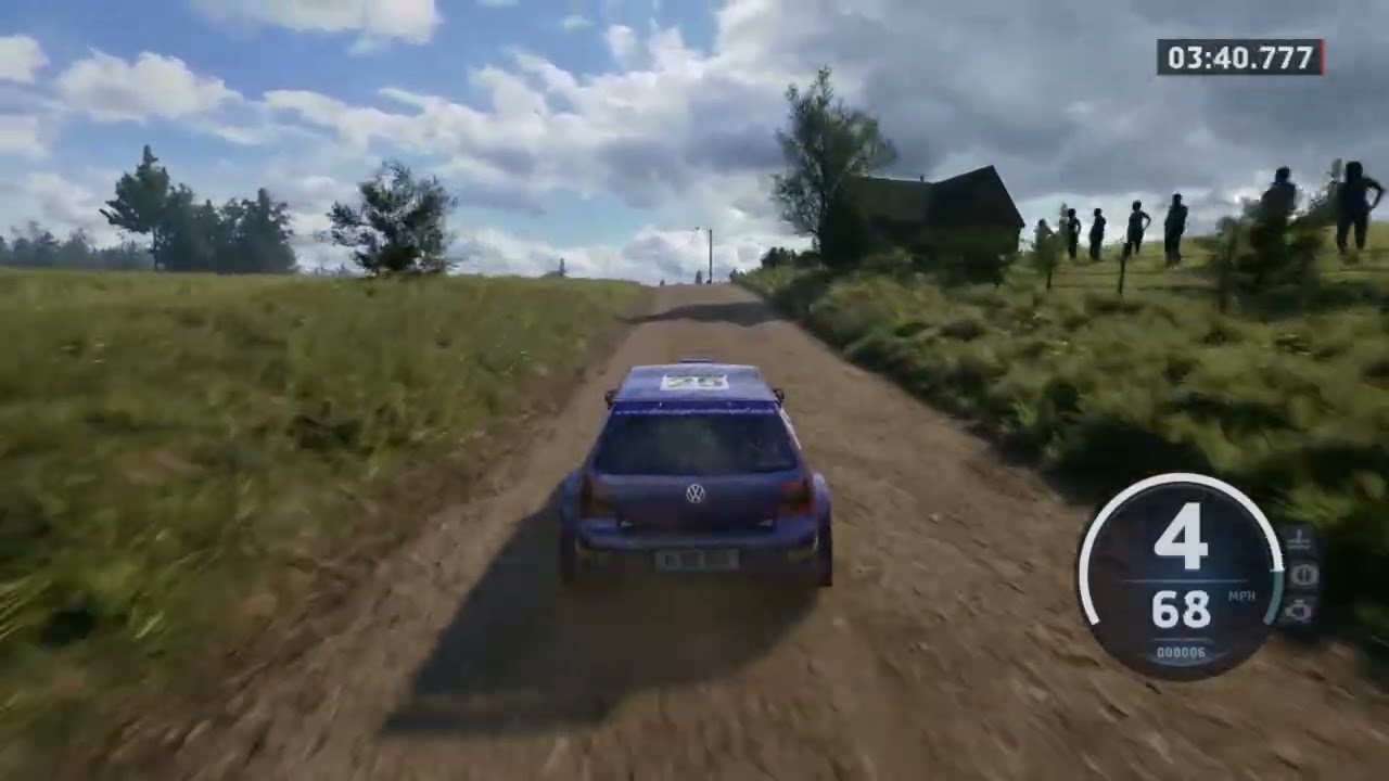 EA SPORTS™ WRC Rally Time Trial with Mini 1999 Golf kit car
