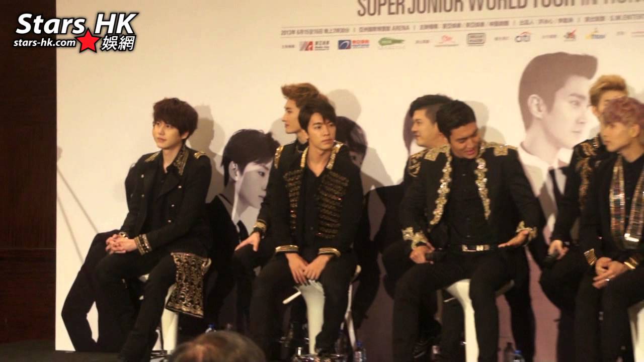 Super Junior World Tour Super Show 5 - 記者招待會