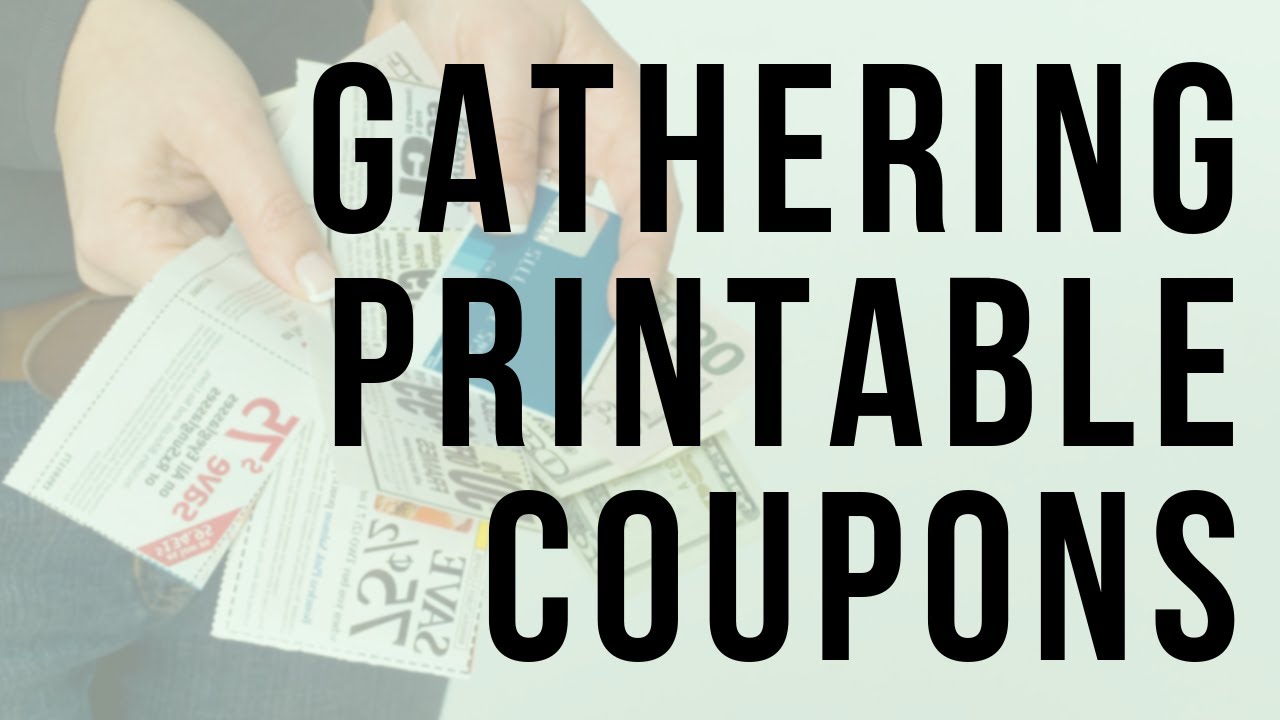 Real Extreme Couponing: Gathering Printable Coupons