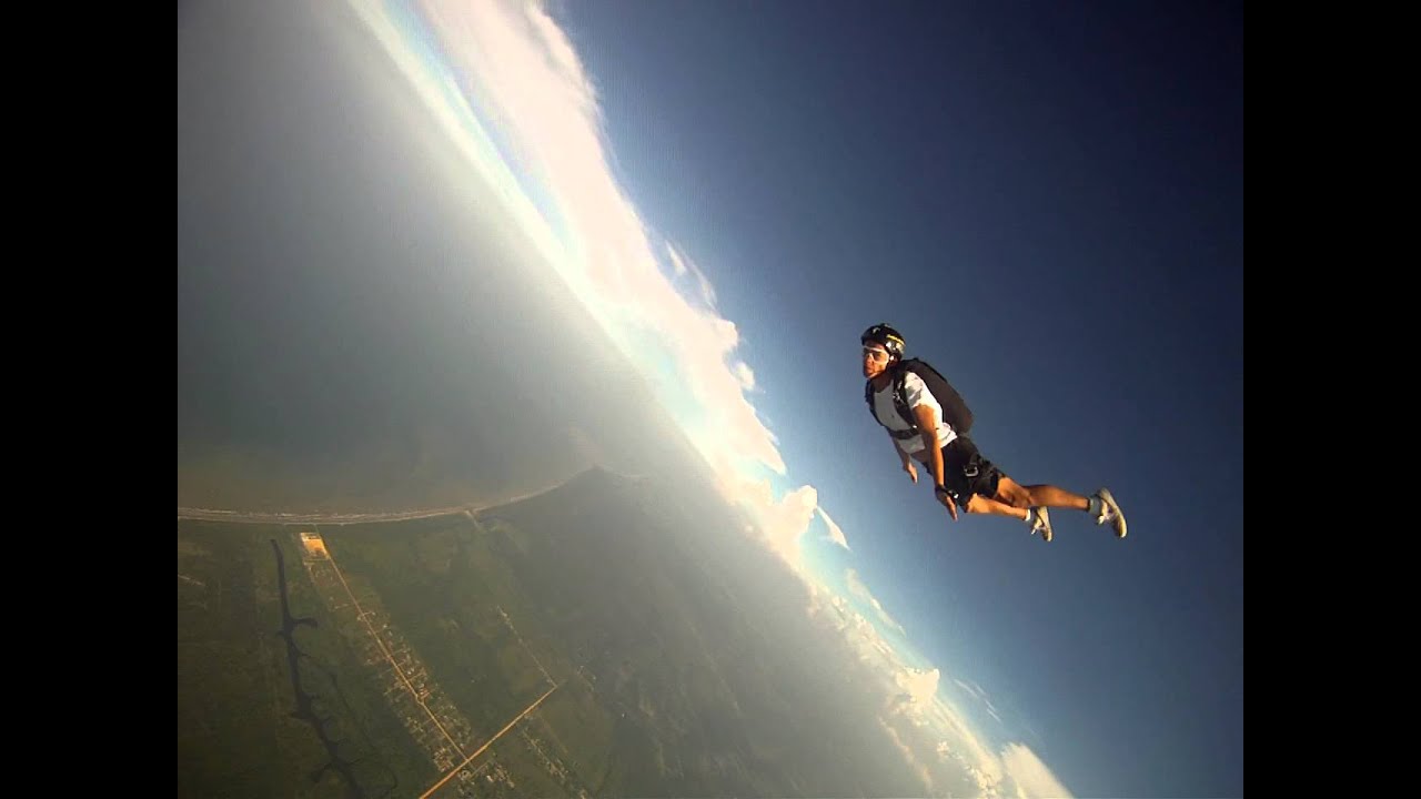 Angel Romero Salto en paracaidas Higuerote Venezuela