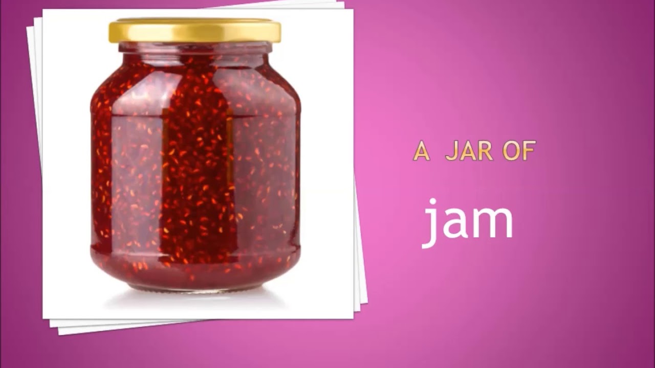 FOOD and DRINKS: Names of Containers