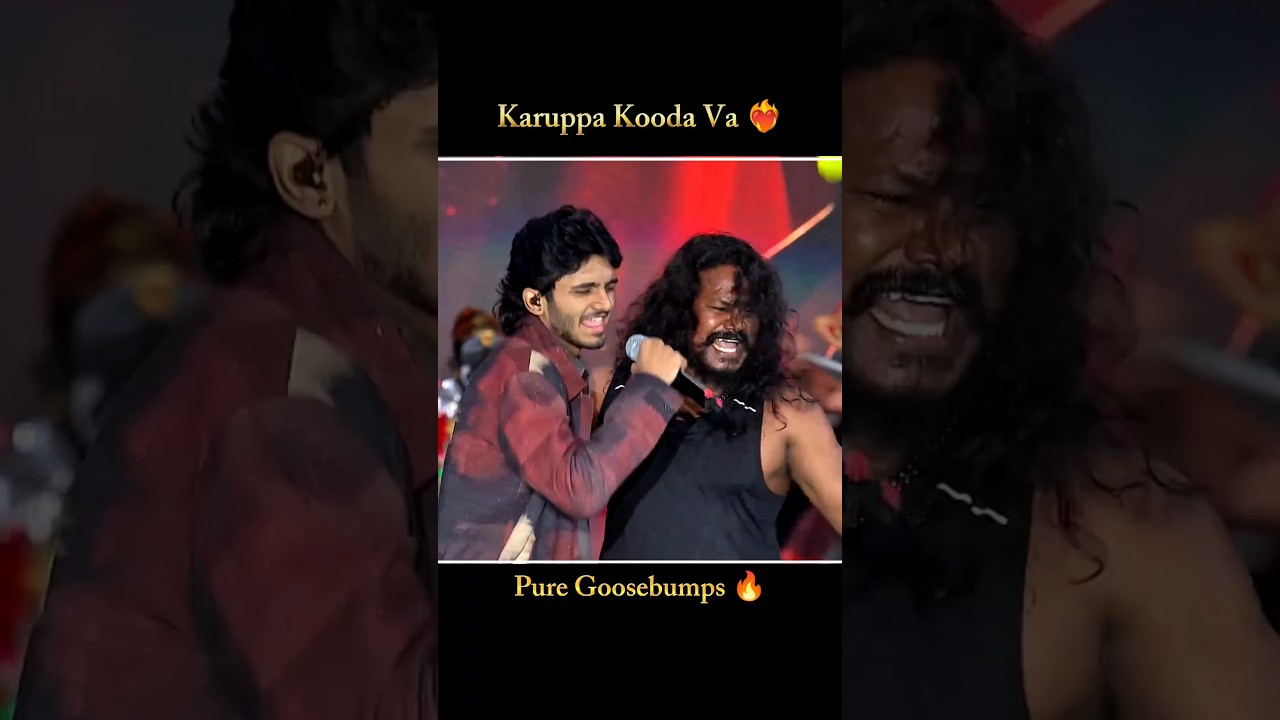 Karuppa Kooda Va ❤️&zwj;🔥 Suriya's Song.#news#puregoosebump#latest#viral#karuppa#kooda#tamil#south