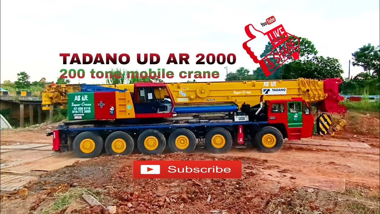 TADANO  AR 2000 Dan carrier crane UD, KATO NK450