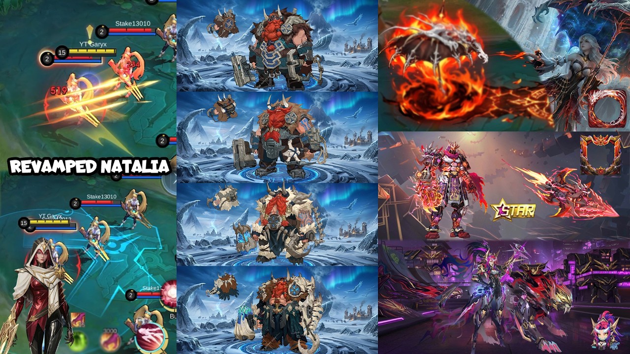 MLBB REVAMP NATALIA & FRANCO - KAGURA LEGEND SKIN - UPDATE MOBILE LEGENDS NEW SKIN MLBB UPDATE SKIN