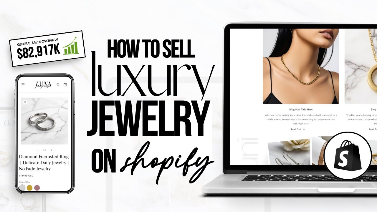 How To List & Sell A Jewelry Product On Shopify | Product Listing Customization