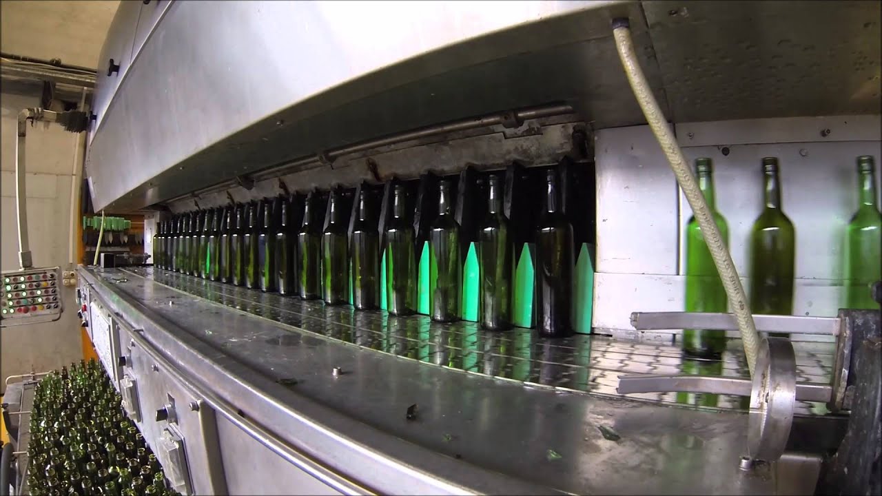 Lavage industriel de bouteilles