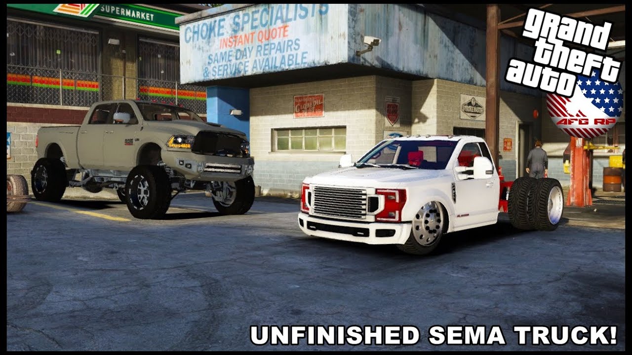 GTA 5 ROLEPLAY - BUYING A UNFINISHED LIFTED DIESEL SEMA TRUCK!  - EP. 1015 - AFG - CIV