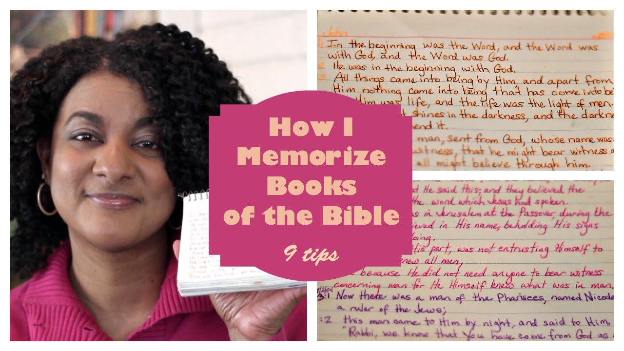 How I Memorize Books of the Bible ~ 9 Tips