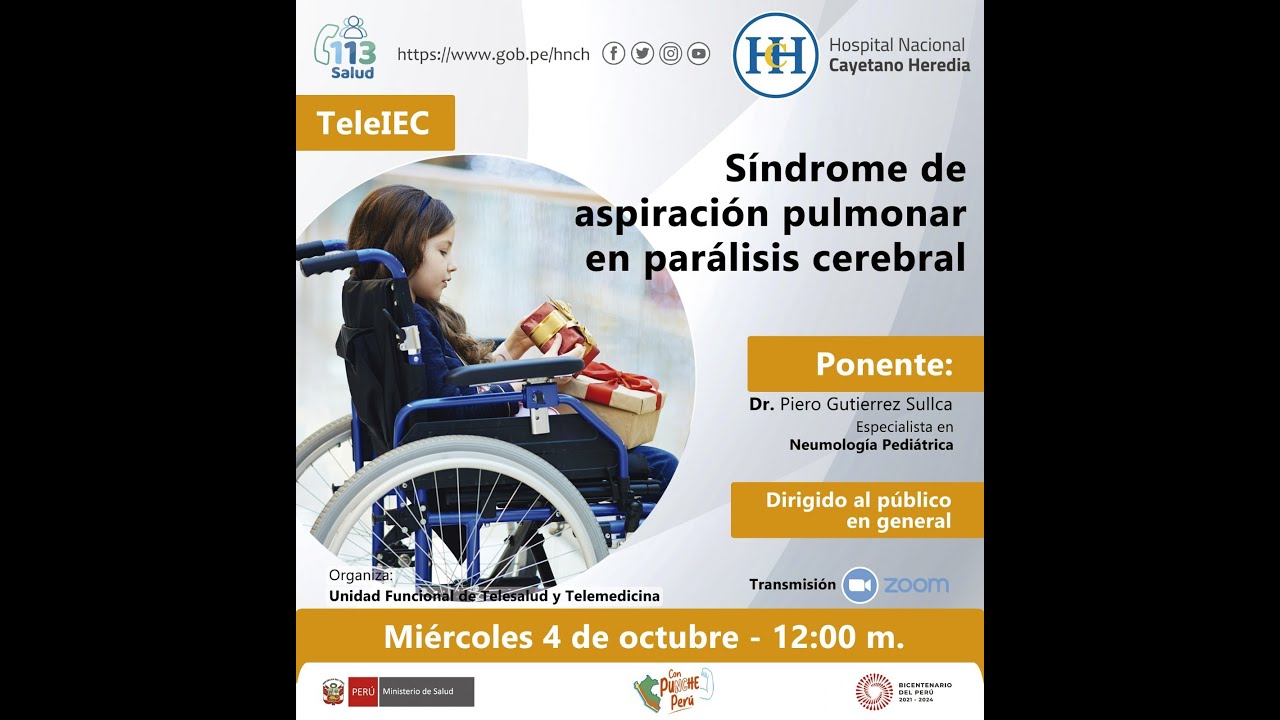 Síndrome de aspiración pulmonar en parálisis cerebral