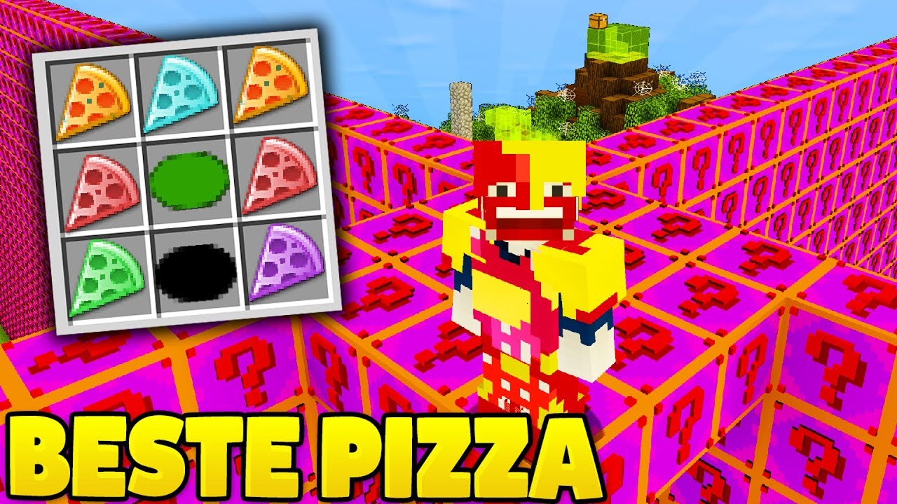 DIE STÄRKSTE PIZZA DER WELT | LUCKY BLOCKS WALL