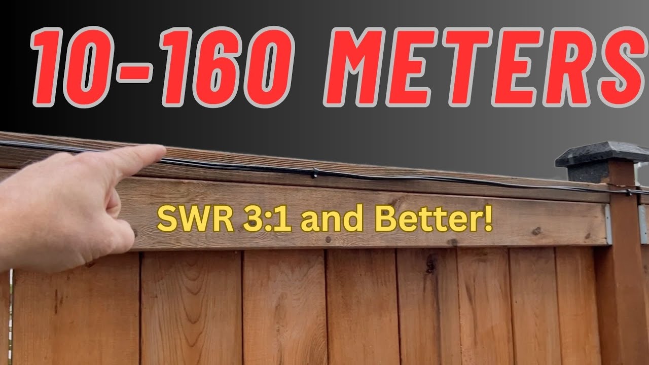 ULTIMATE FENCE ANTENNA - #antenna #hamradio #hf #hoa #dx