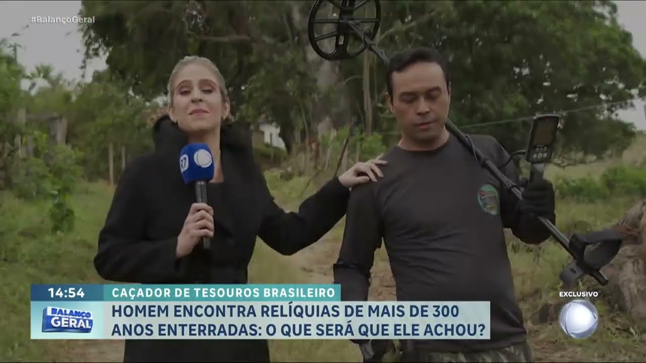 Para relembrar! A reportagem: O CA&Ccedil;ADOR DE TESOUROS 