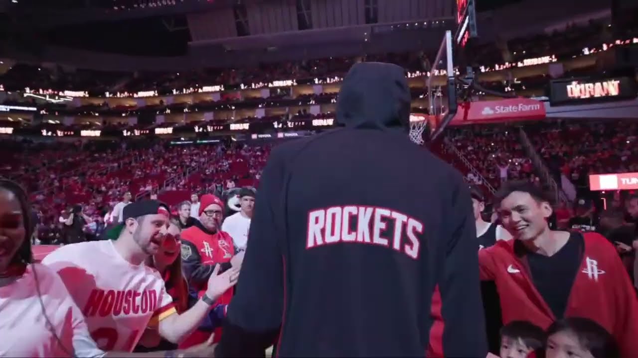 Houston Rockets Intro 2025 NBA Cup - Rockets Starting Lineup Intro