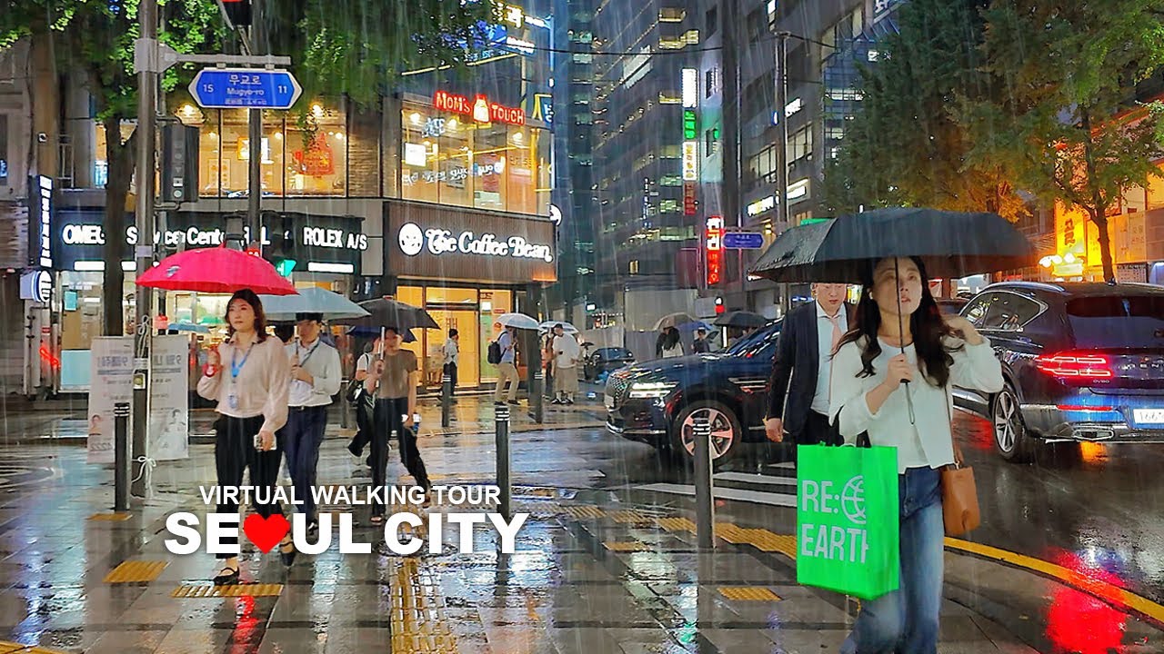SEOUL CITY TRAVEL 23 - Rainy Day in Seoul Sejong-daero, Gwanghwamun, Jongno, Insadong, South Korea