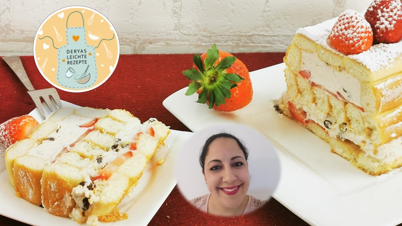 Erdbeer-Tiramisu/Erdbeer-Kuchen-Anleitung für Kinder und Anfänger (Becher-Rezept)