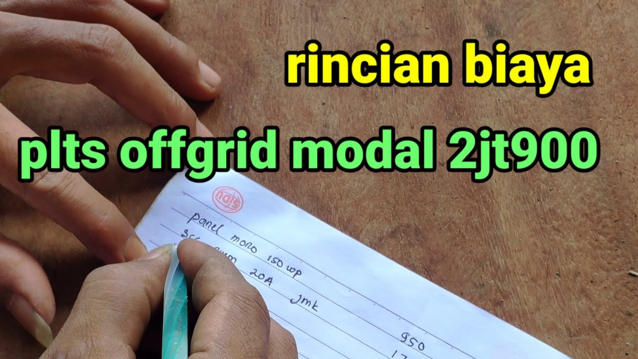 biaya rakit plts sederhana