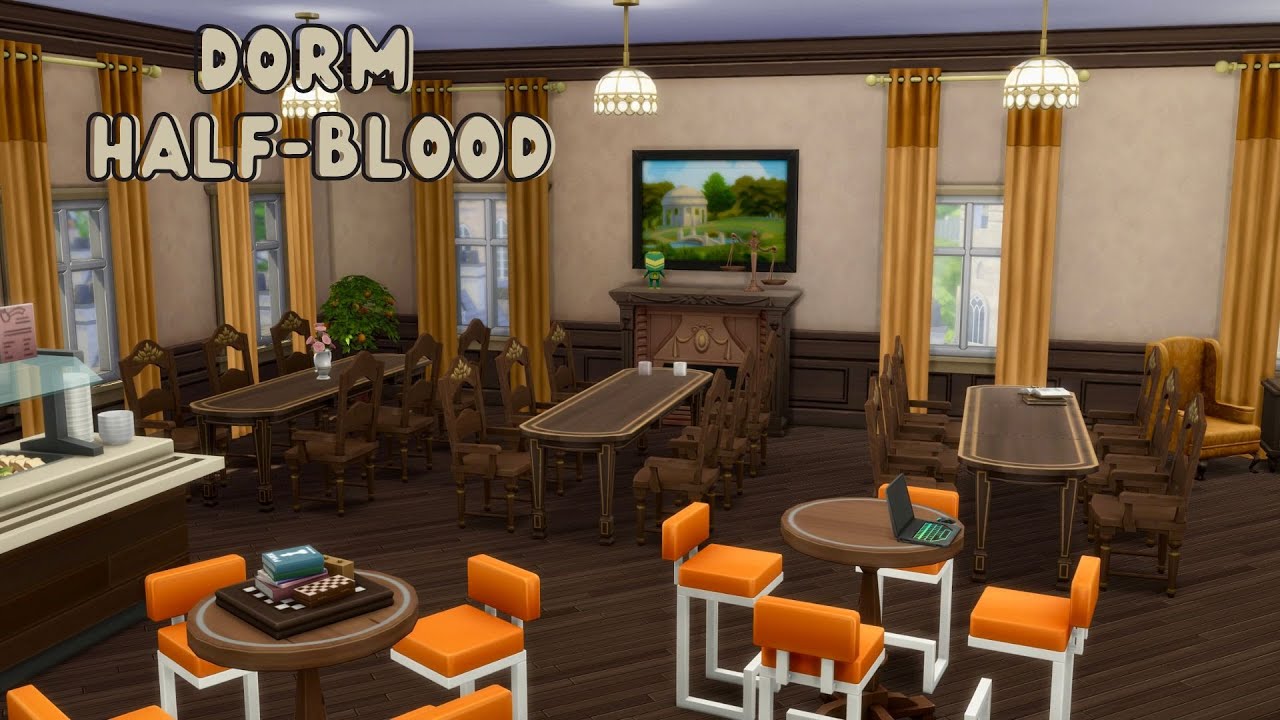 Dorm Half-Blood 🏛️ - The Sims 4 Speed Build