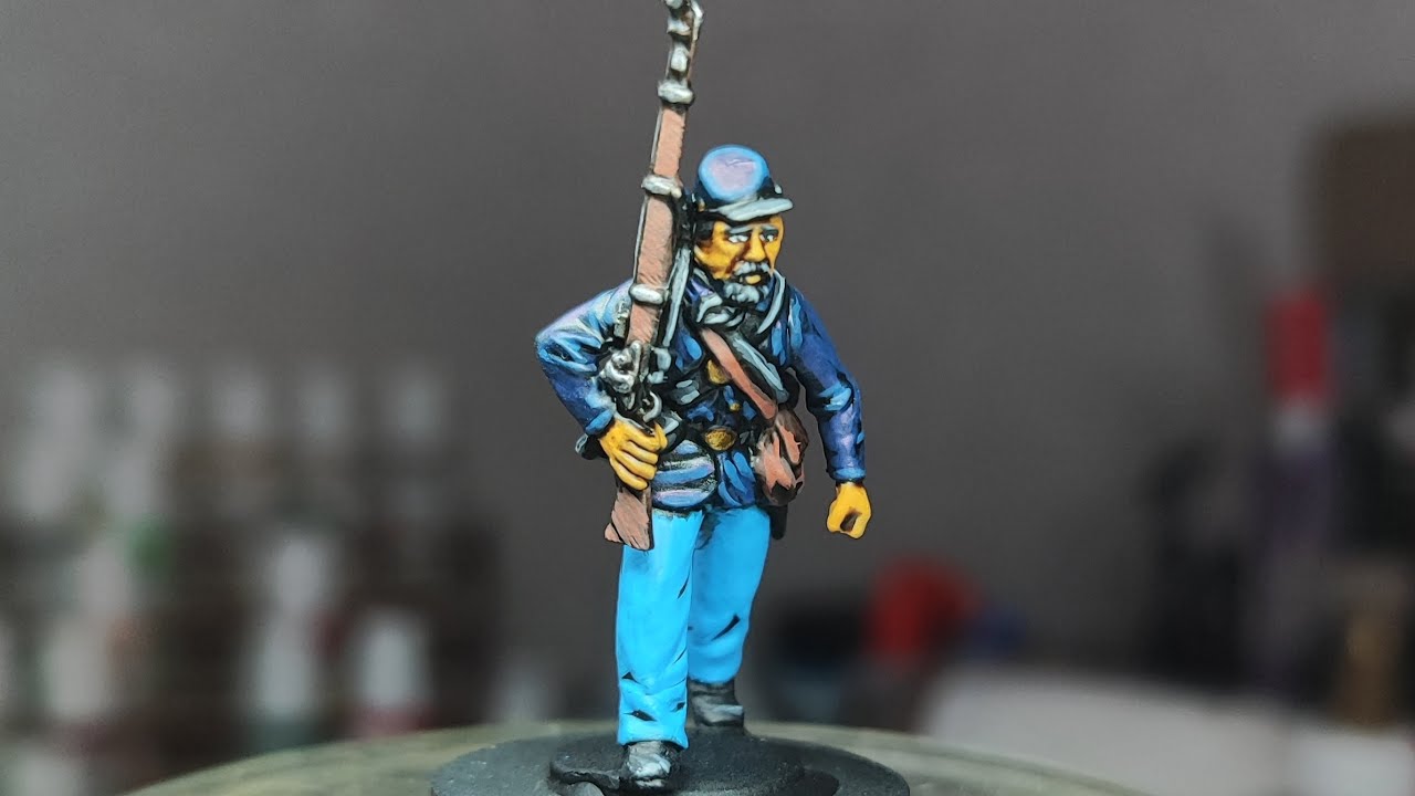 How I Paint 28mm | American Civil War, Union soldier, Perry Miniatures
