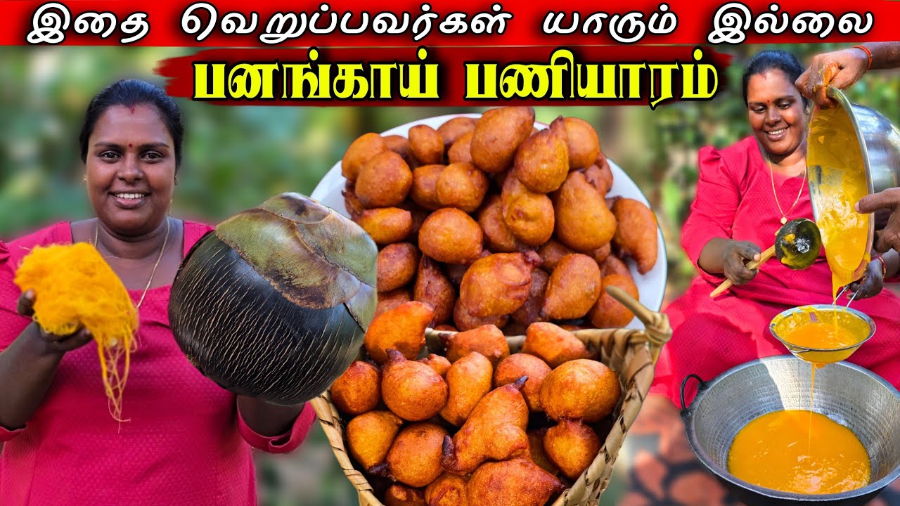 பனம்பழம் விழுந்தாலே வீட்டில் பனங்காய் பணியாரம்தான் | Village life | vanni vlog