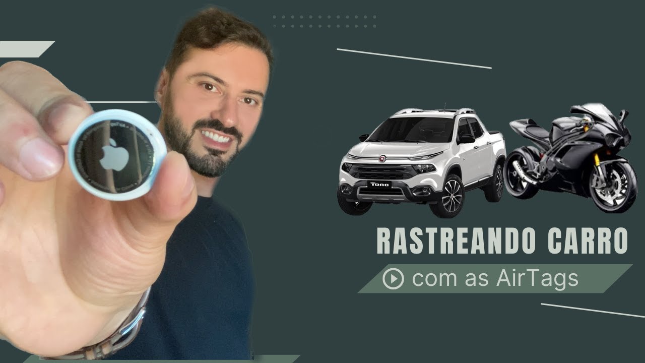 Rastreando Carro com a AirTag da Apple! FUNCIONA BEM?