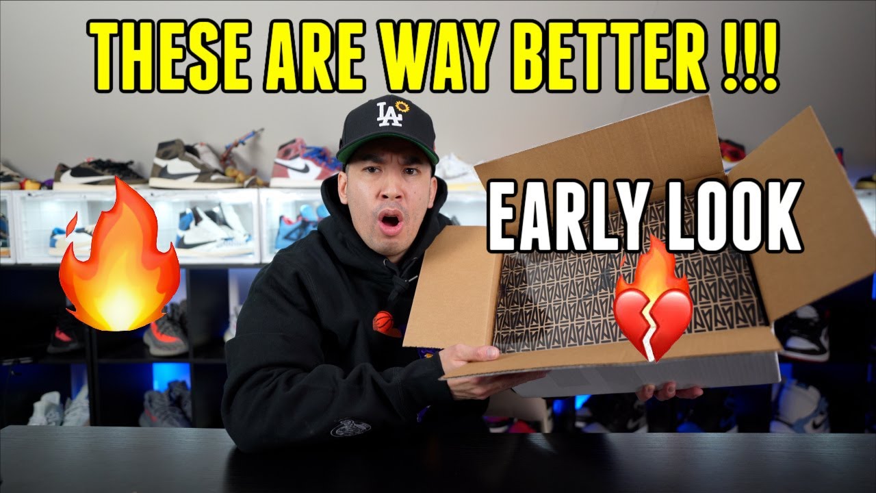 THESE ARE WAY BETTER !!! EARLY LOOK HYPE LIMITED SNEAKER UNBOXING