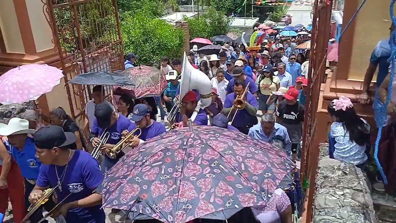 1 DE AGOSTO 2025 LLEGADA DE SANTIAGUITO APOSTOL A LA IGLESIA FERIA PATRONAL 