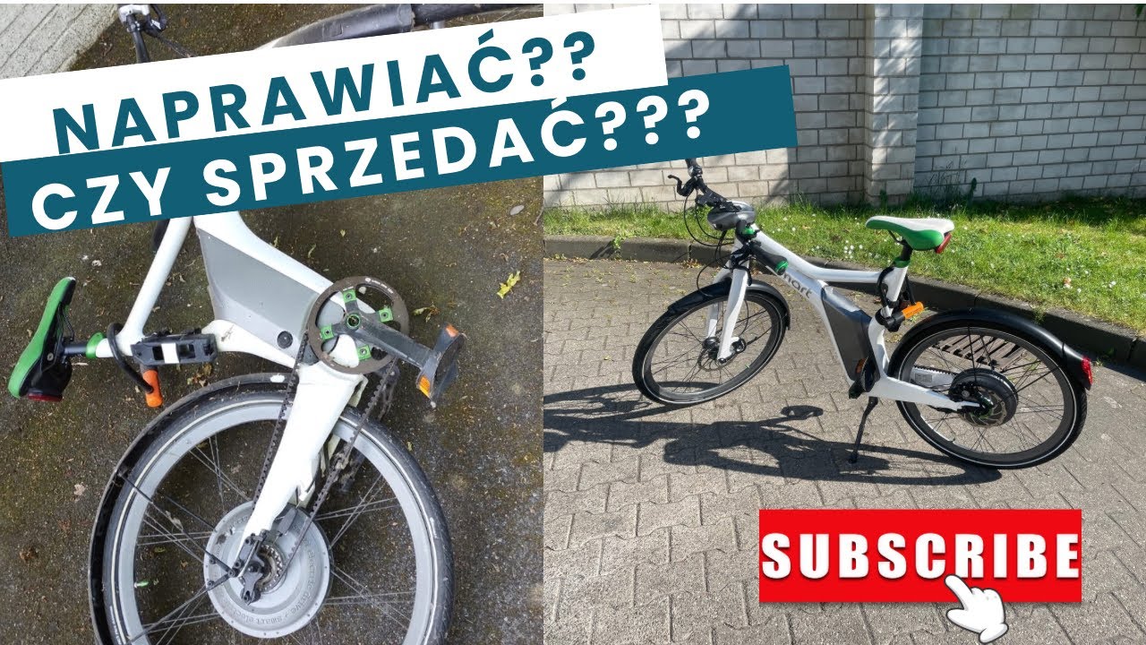 Miał trafić na złom‼️‼️ Rower elektryczny firmy Smart Mercedes‼️😀🥳Zaczynają się wystawki. Co znajdę?