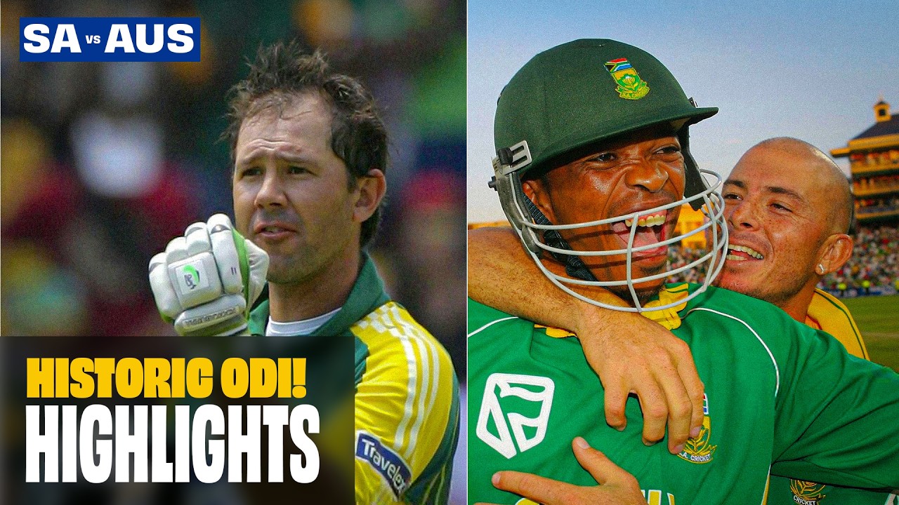 SA vs AUS | Highlights from the Greatest ODI in History