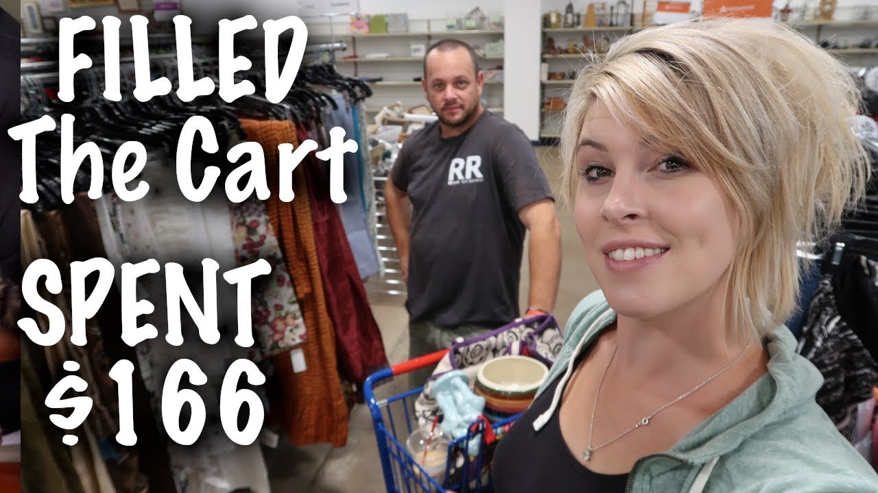 We FILLED Our Cart for $166 at the Thrift Store | Can we make money? | Reselling