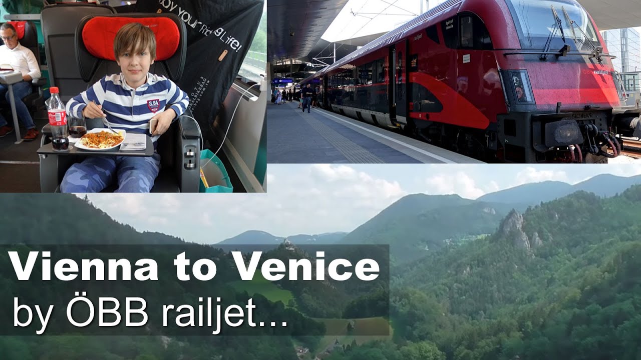 Vienna to Venice by railjet train from €29.90