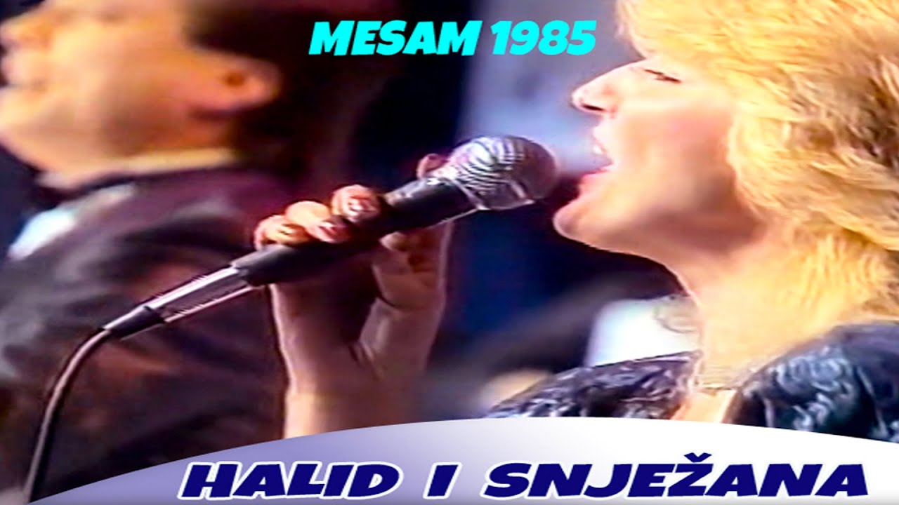 Halid Bešlić & Snježana Komar - Izanesen tom ljepotom (MESAM 1985) #halidbeslic