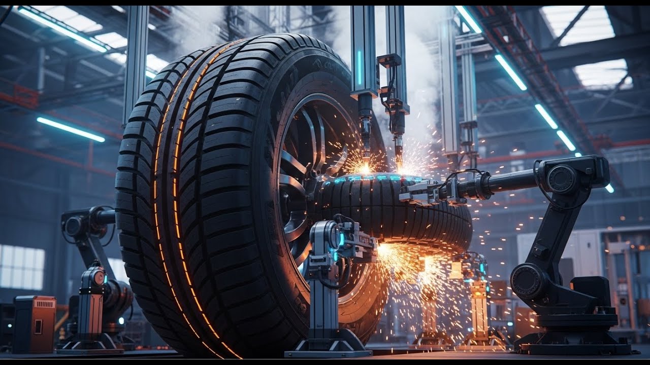 How Tires Are Built: Inside the Modern Car Tire Factory