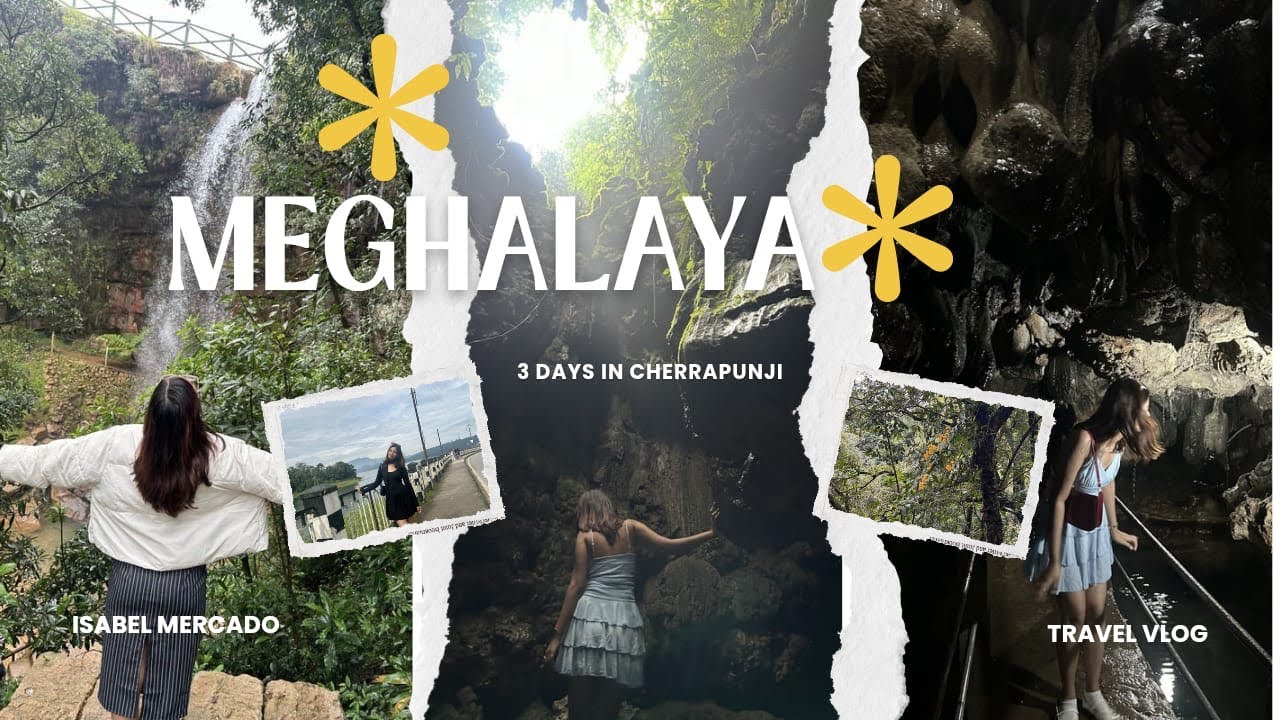 Magical Meghalaya: Exploring Cherrapunji's Waterfalls, Caves & Misty Views🍃