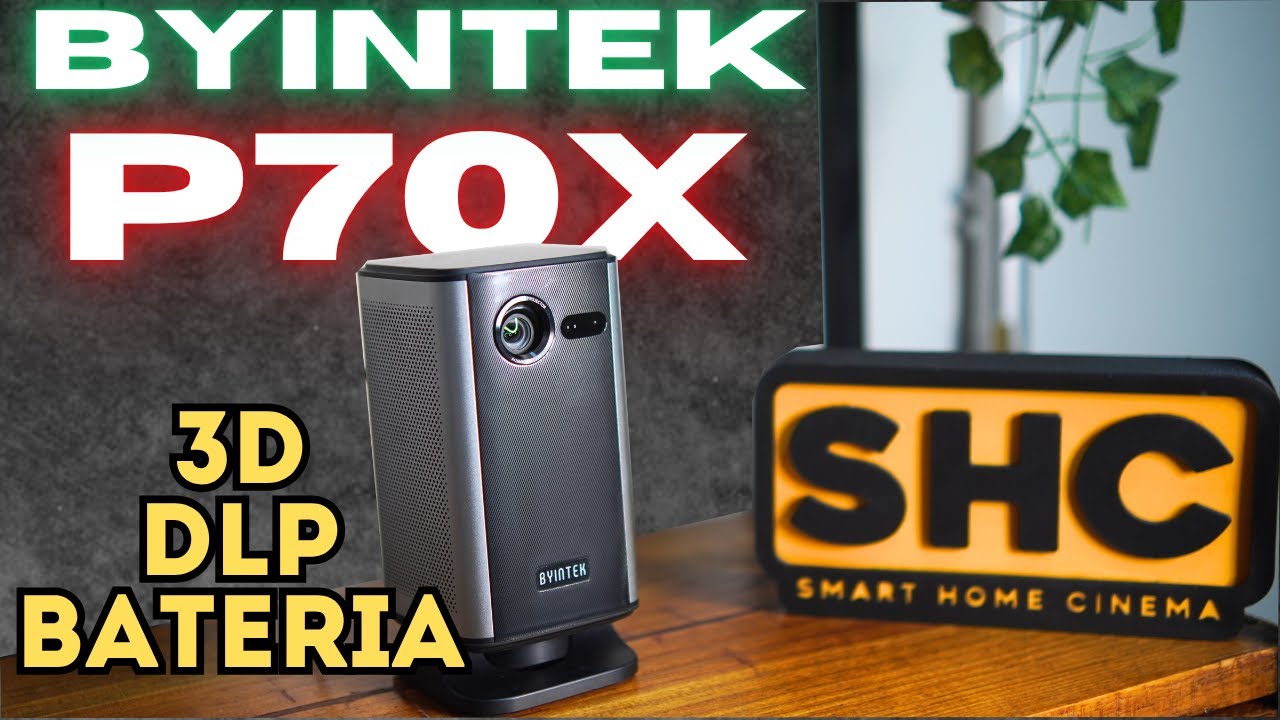 O portátil DLP mais BARATO! Projetor Byintek P70X