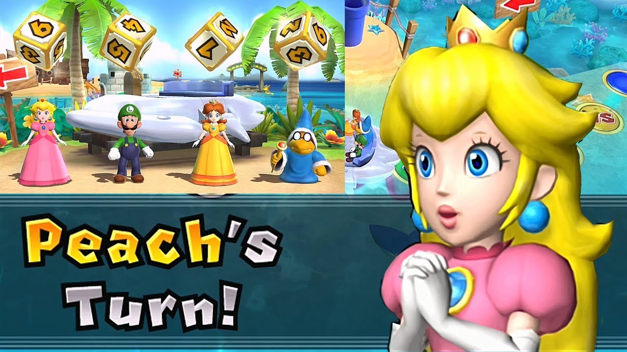Mario Party 9 Solo Mode ◆Peach Blooper Beach Part 4 #287