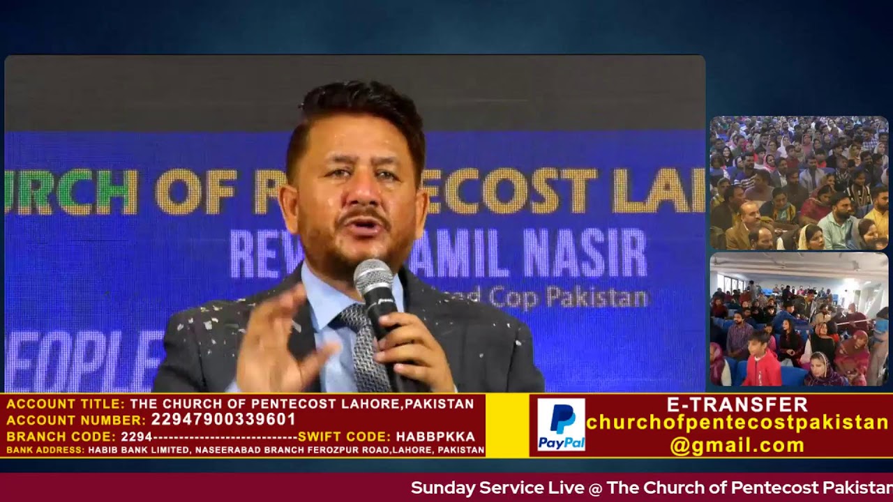 Dr Jamil Nasir Live @ Church OF Pentecost PAkistan