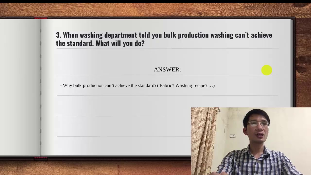 Câu hỏi phỏng vấn tiếng Anh nhân viên quản lý đơn hàng ngành may và hướng dẫn trả lời