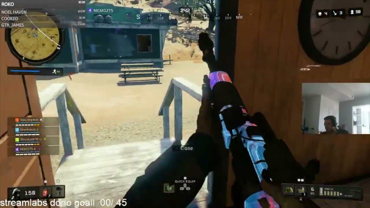 I threw this team in my Backpack! - cod blackout PS5